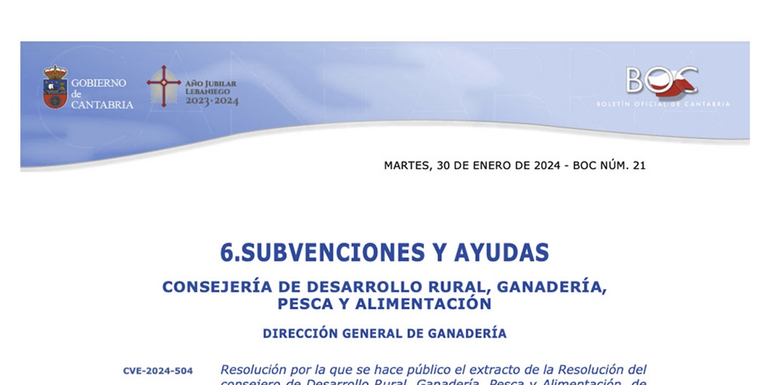 Casi 600 ganaderos cntabros reciben ayudas de apoyo a la produccin...