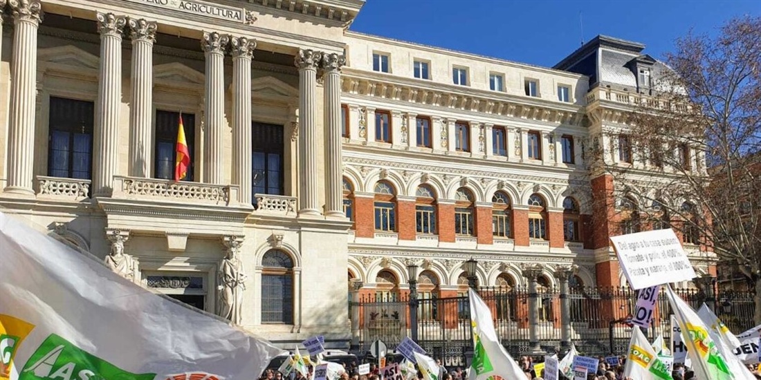 ASAJA, COAG y UPA mantienen los actos de protesta en Madrid el prximo...