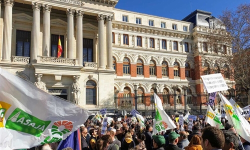 ASAJA, COAG y UPA mantienen los actos de protesta en Madrid el prximo...