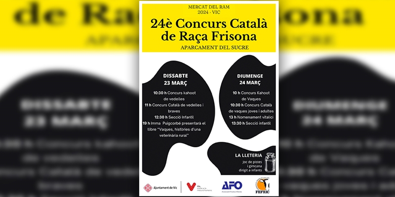 24 Concurso Cataln de Raza Frisona 2024