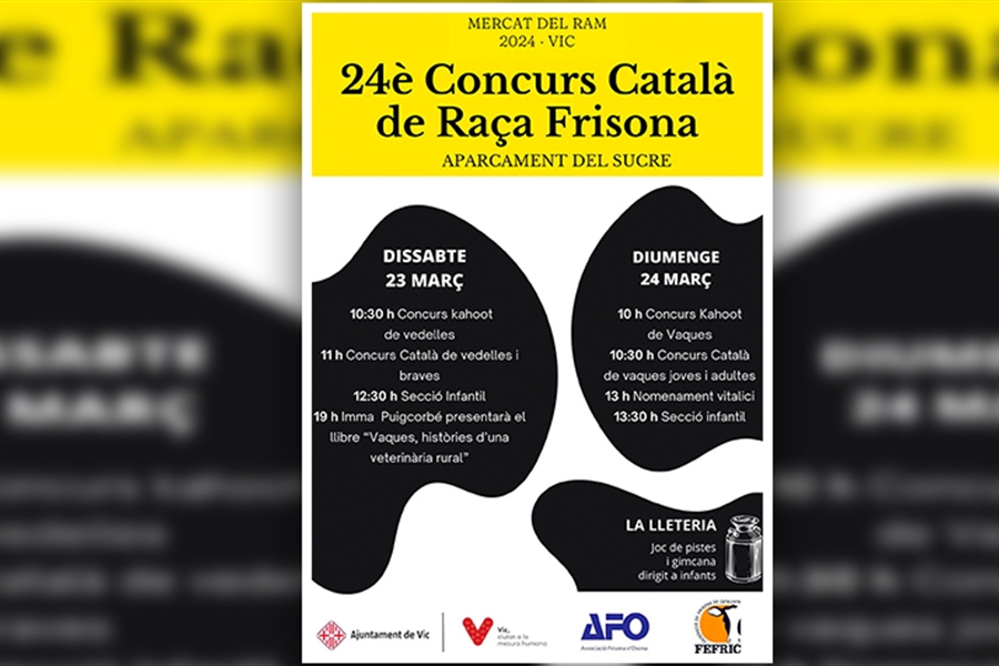 24 Concurso Cataln de Raza Frisona 2024