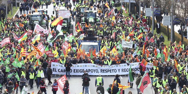 30.000 personas alzan su voz en Madrid por el futuro del campo