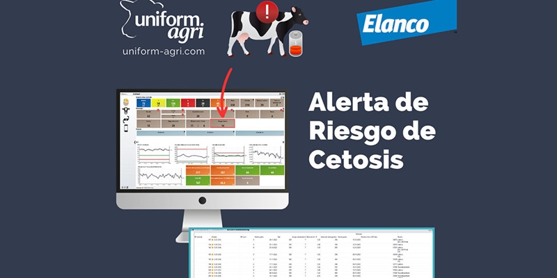 Nuevo informe de alerta de riesgo de cetosis en el programa de gesti�n de UNIFORM-Agri
