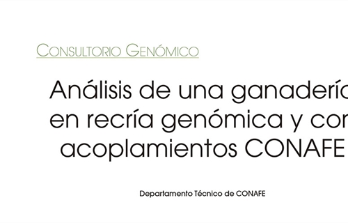 Anlisis de una ganadera en recra genmica y con acoplamientos CONAFE