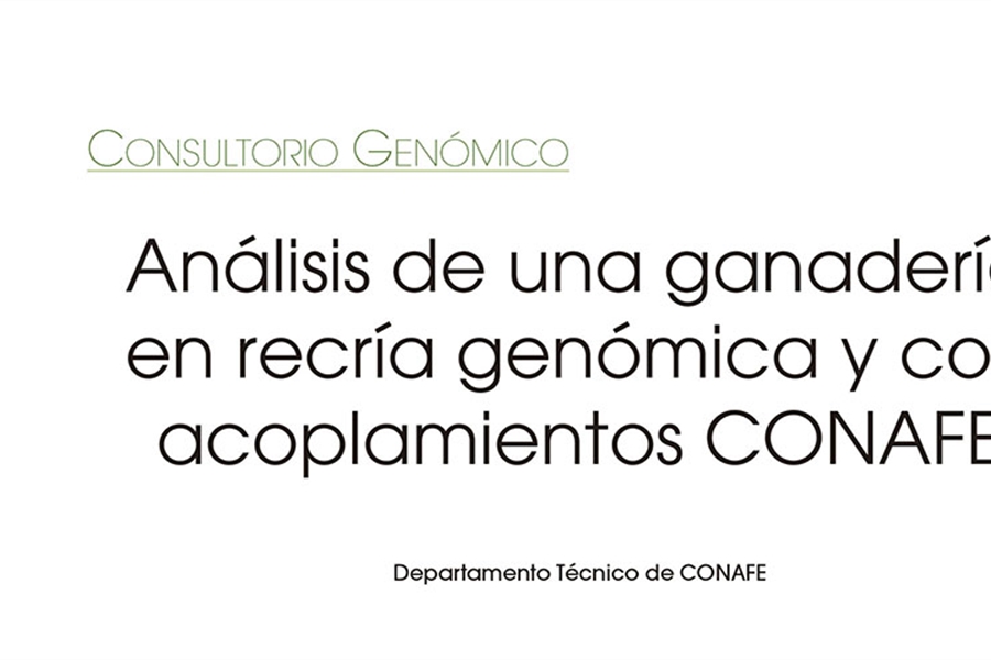 Anlisis de una ganadera en recra genmica y con acoplamientos CONAFE