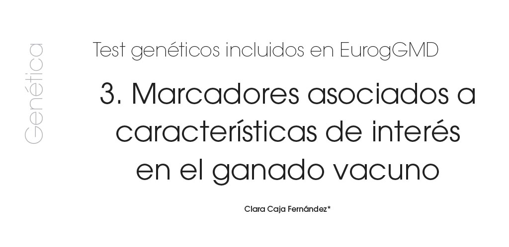 Test genticos incluidos en EurogGMD: 3. Marcadores asociados a...