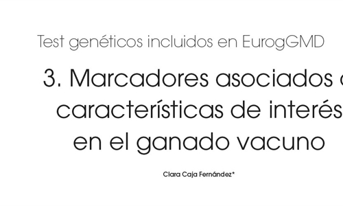 Test genticos incluidos en EurogGMD: 3. Marcadores asociados a...