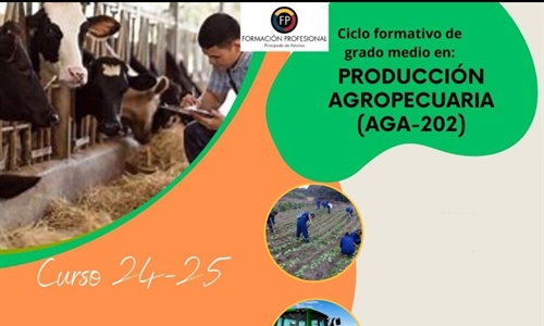 Ciclo formativo de Grado Medio en Produccin Agropecuaria 2024/2025