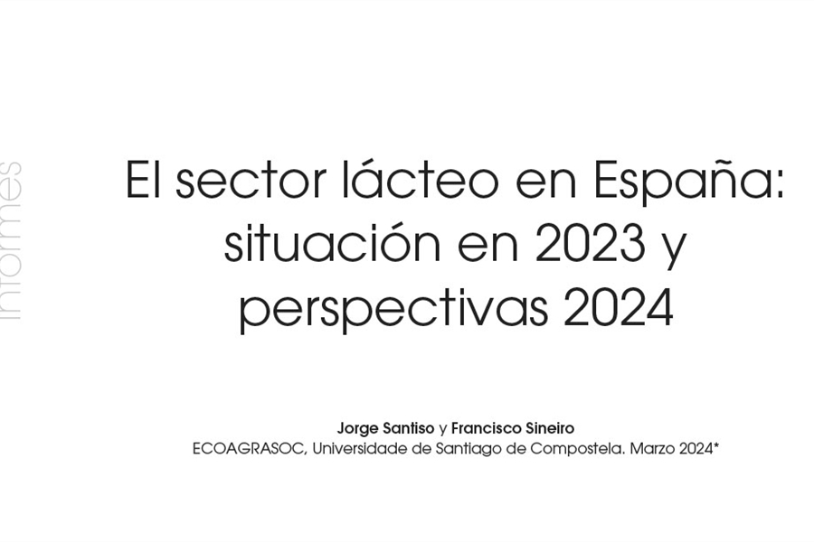 El sector lcteo en Espaa: situacin en 2023 y  perspectivas 2024