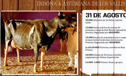 Ya est disponible el programa del 33 Concurso de la Raza Frisona de...