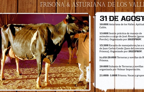 Ya est disponible el programa del 33 Concurso de la Raza Frisona de...