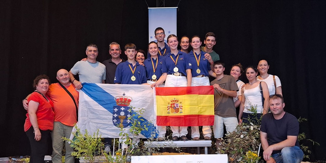 El equipo espaol triunfa en el concurso de manejo internacional Young...