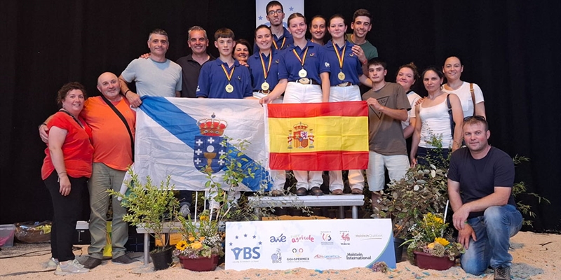 El equipo espaol triunfa en el concurso de manejo internacional Young Breeders School