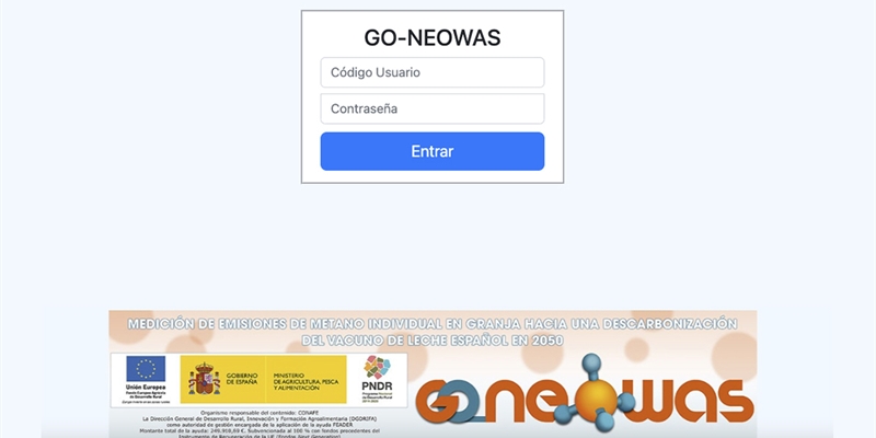Ya disponible la plataforma de visualizacin de datos NEOWAS para los ganaderos colaboradores