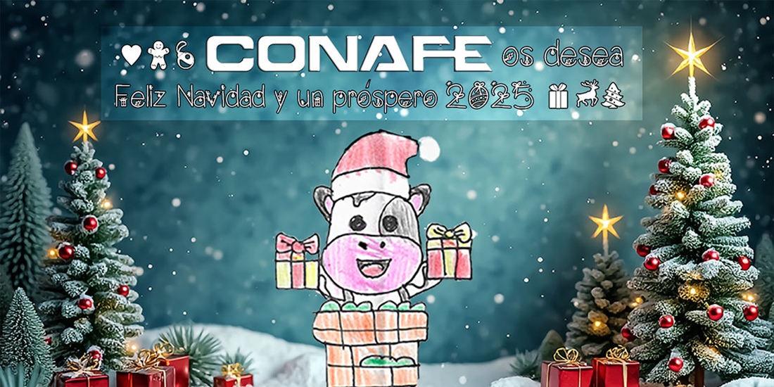 CONAFE y Frisona Espaola os desean una Feliz Navidad y un prspero 2025