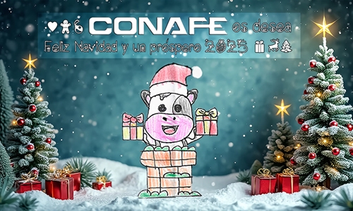 CONAFE y Frisona Espaola os desean una Feliz Navidad y un prspero 2025