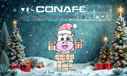 CONAFE y Frisona Espaola os desean una Feliz Navidad y un prspero 2025