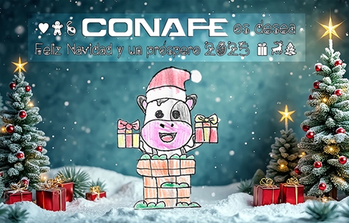 CONAFE y Frisona Espaola os desean una Feliz Navidad y un prspero 2025