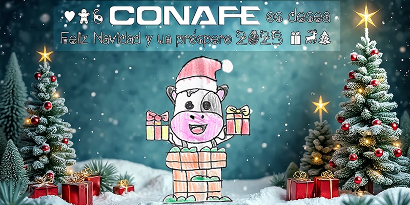 CONAFE y Frisona Espaola os desean una Feliz Navidad y un prspero 2025
