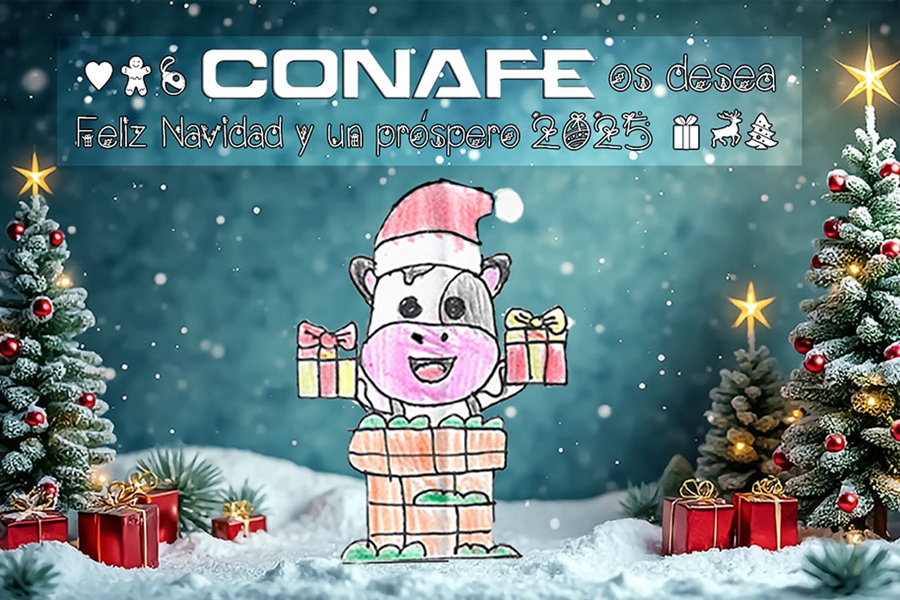CONAFE y Frisona Espaola os desean una Feliz Navidad y un prspero 2025