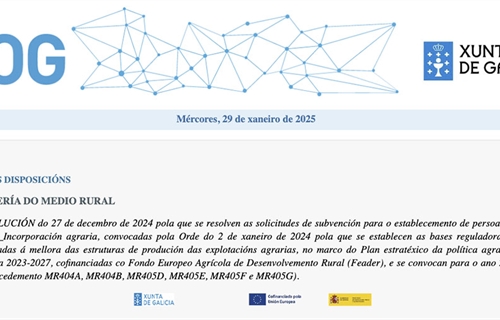 Galicia publica la resolucin de los planes de mejora, incorporacin de...