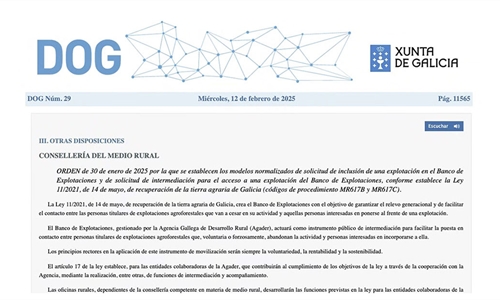 Galicia publica los modelos para solicitar la inclusin o el acceso en...