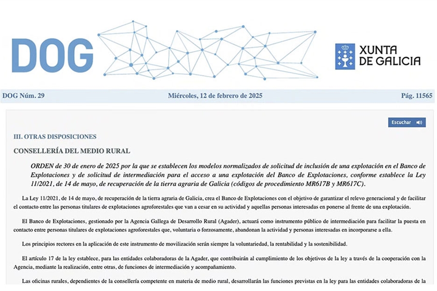 Galicia publica los modelos para solicitar la inclusin o el acceso en...