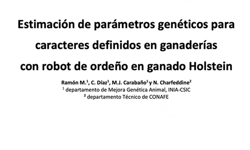 Estimacin de parmetros genticos para caracteres definidos en...