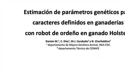 Estimacin de parmetros genticos para caracteres definidos en...