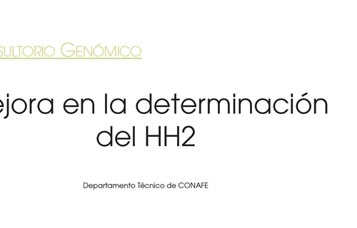 Mejora en la determinacin del HH2
