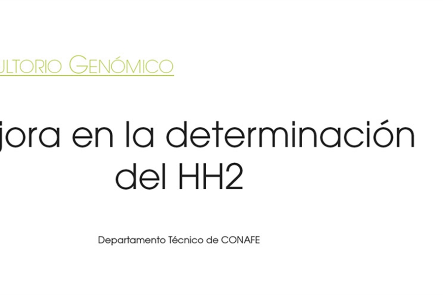 Mejora en la determinacin del HH2