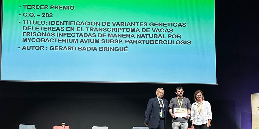 Gerard Badia-Bringu (Neiker), 3 premio a la mejor comunicacin oral...