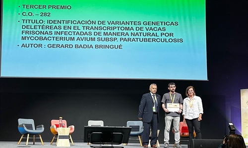 Gerard Badia-Bringu (Neiker), 3 premio a la mejor comunicacin oral...