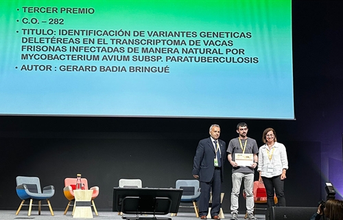 Gerard Badia-Bringu (Neiker), 3 premio a la mejor comunicacin oral...