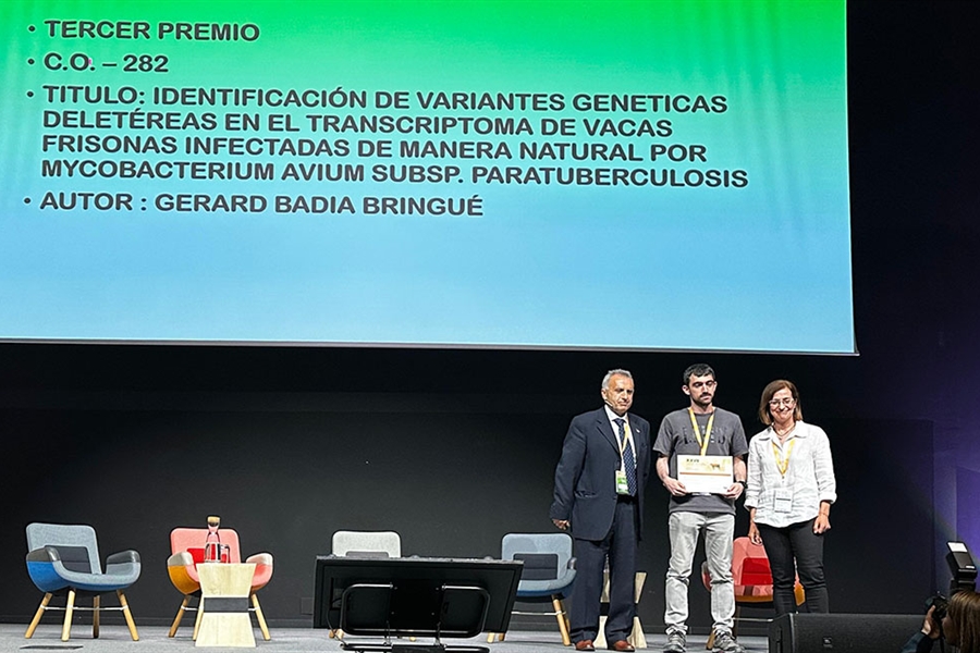 Gerard Badia-Bringu (Neiker), 3 premio a la mejor comunicacin oral...