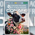 Cartel, cdula de inscripcin y reglamento del Concurso Nacional de Raza Frisona CONAFE 2025