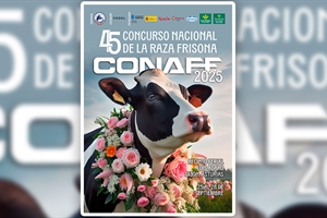 Cartel, cdula de inscripcin y reglamento del Concurso Nacional de Raza Frisona CONAFE 2025