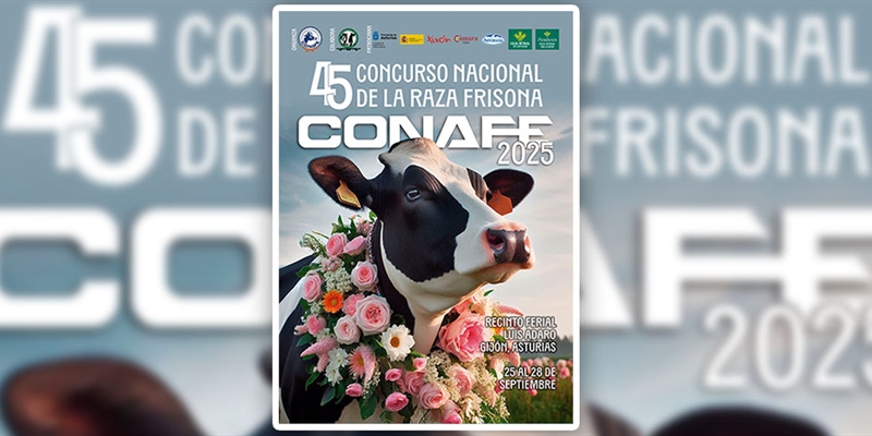 Cartel, cdula de inscripcin y reglamento del Concurso Nacional de Raza Frisona CONAFE 2025