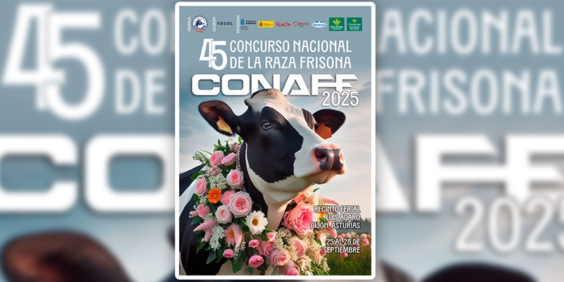 Cartel, cdula de inscripcin y reglamento del Concurso Nacional de Raza Frisona CONAFE 2025