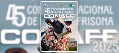 297 animales procedentes de 64 ganaderas se han inscrito al 45 Concurso Nacional de la Raza Frisona CONAFE 2025