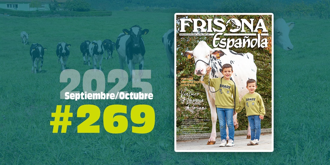 Ya disponible la revista Frisona Espa�ola 269
