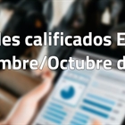 Animales calificados EX y MB en septiembre y octubre de 2025