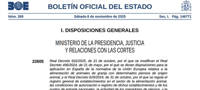 El Gobierno actualiza la normativa sobre el uso de protenas animales transformadas en piensos