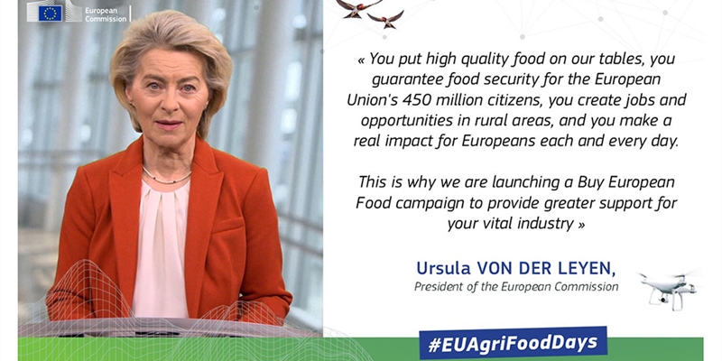 Von der Leyen da un mensaje de apoyo al campo antes de la protesta del jueves en Bruselas