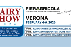 Italia acoger� Dairy Show 2026, el 23 Open Europeo de razas Holstein, Holstein roja, Parda y Jersey