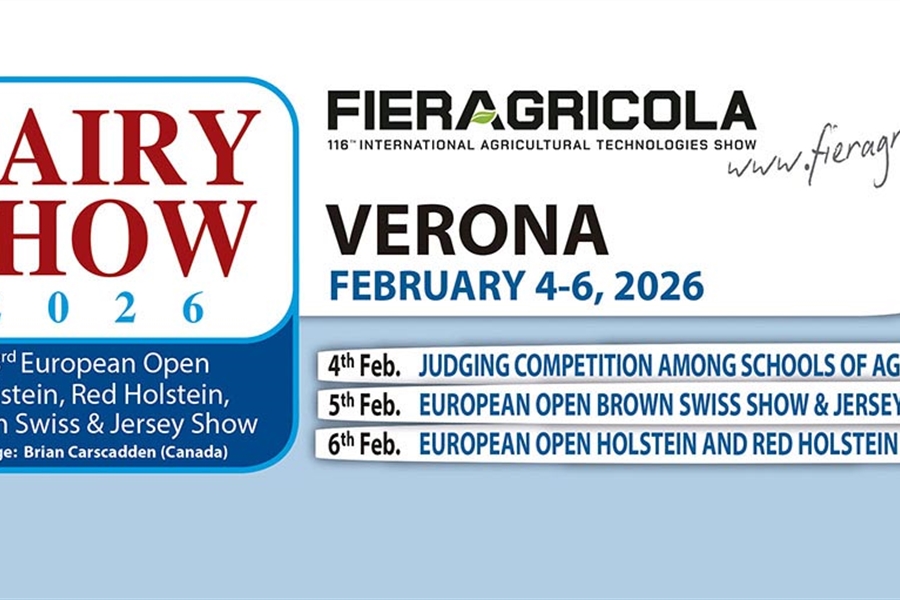 Italia acoger� Dairy Show 2026, el 23 Open Europeo de razas Holstein,...