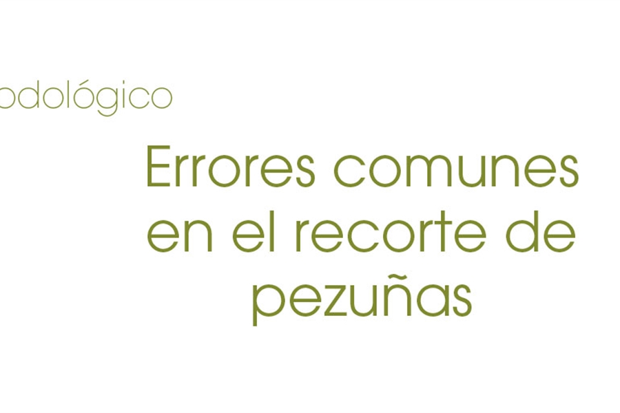 Errores comunes en el recorte de pezu�as