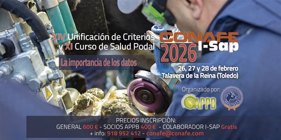 Abierta la inscripci�n al XI Curso de Podolog�a Bovina de CONAFE y la APPB