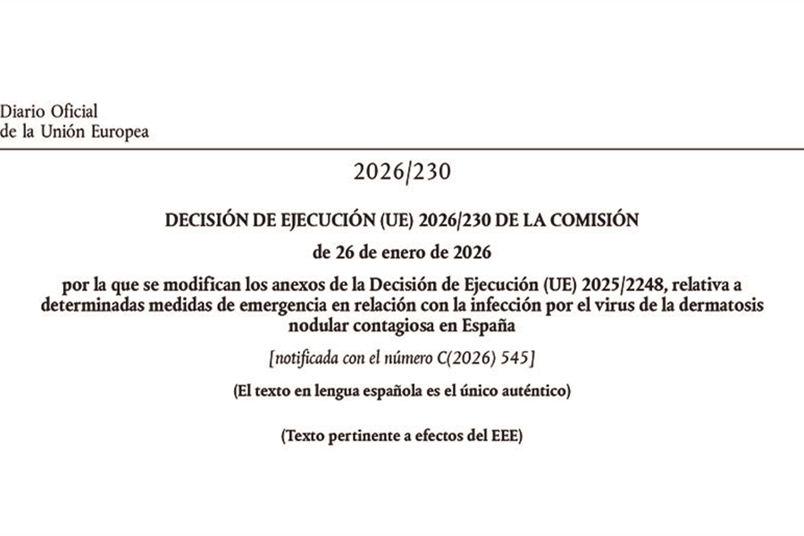 La Comisi�n Europea actualiza las medidas contra la dermatosis nodular...