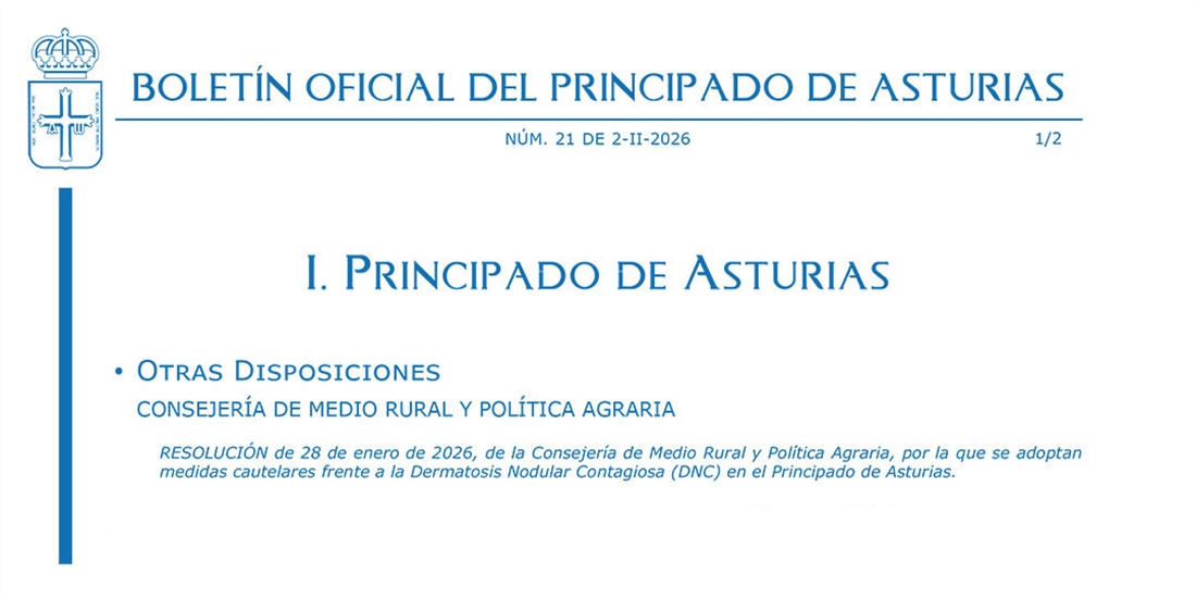 Asturias ampl�a hasta el 29 de marzo la suspensi�n del mercado nacional...